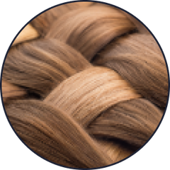 Hair being coloured to the Hadrill colour ring