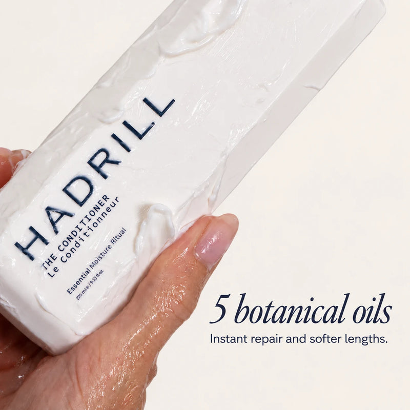 Hadrill The Conditioner with 5 botanical oils – instant repair and softer lengths.