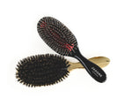 Brosse à poils de sanglier pour extensions de cheveux